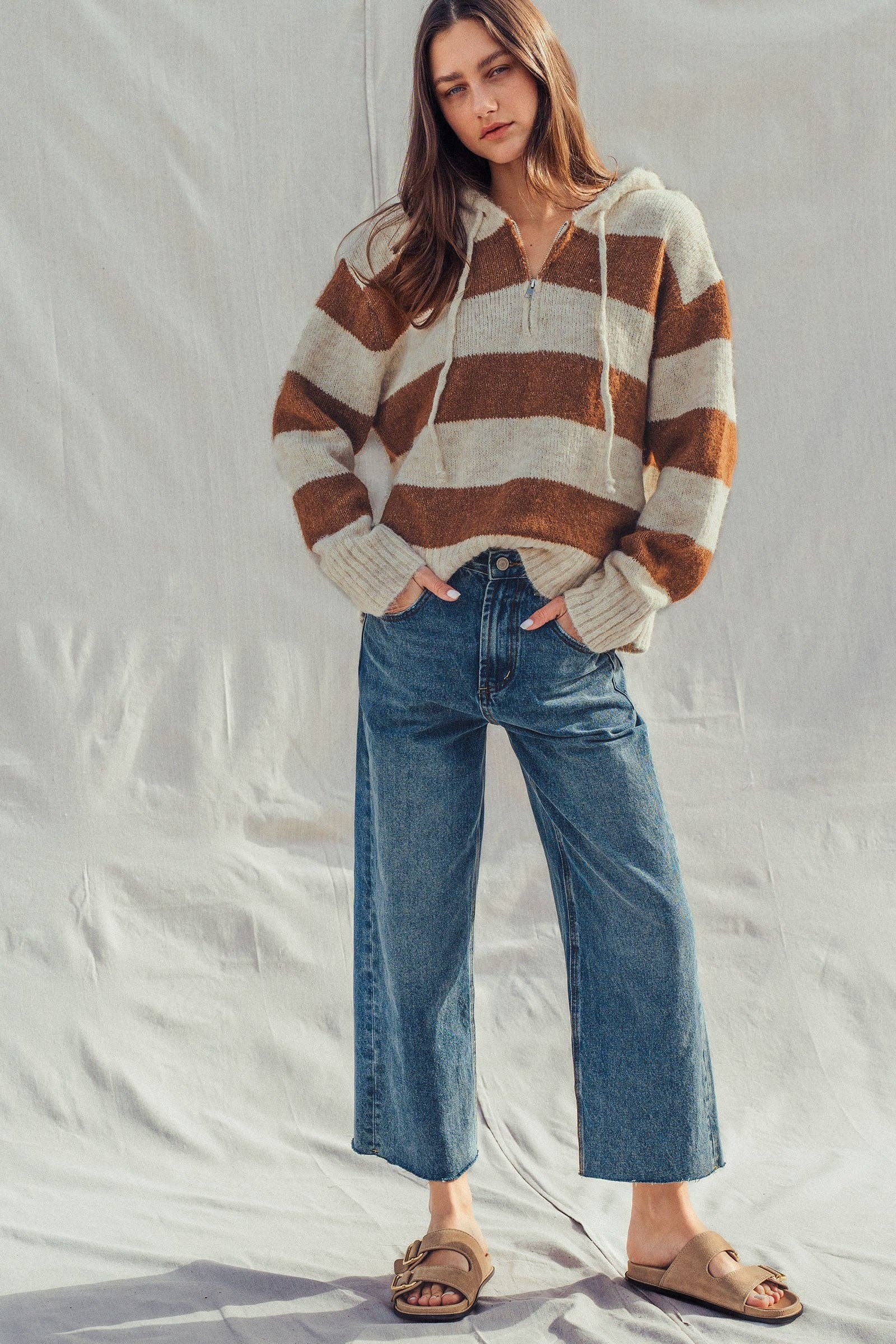 Wide Leg High Waist Jeans