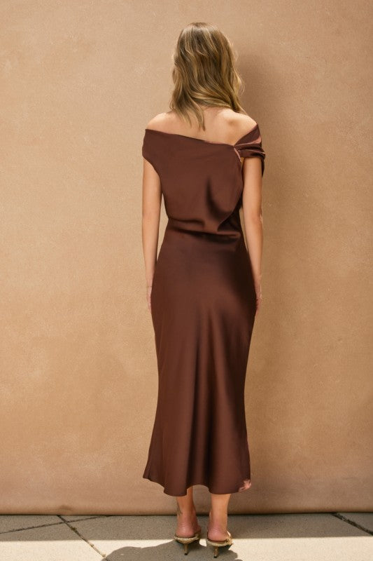 Dress w/ Gold Shoulder Detail