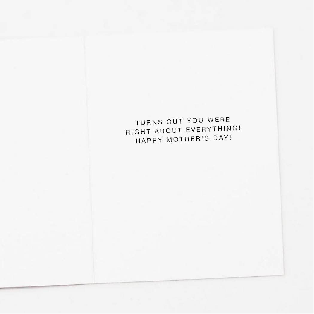 Thanks Mom Mother's Day Card