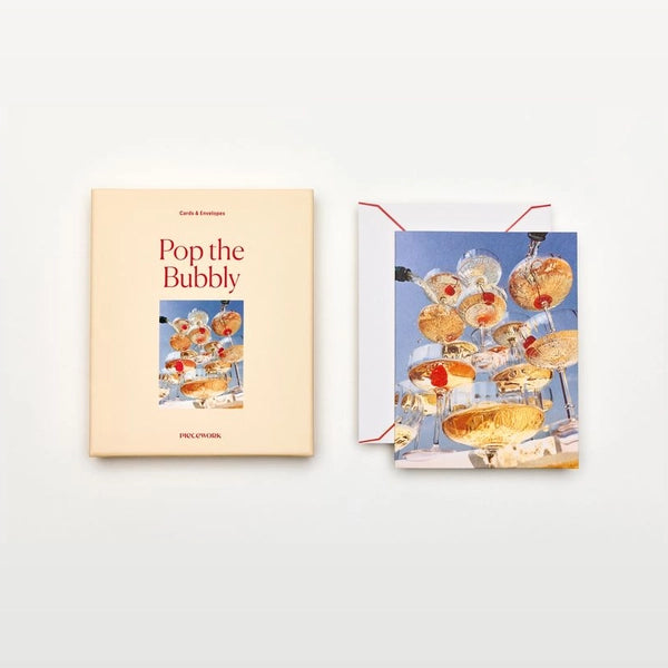Pop the Bubbly Stationery Set