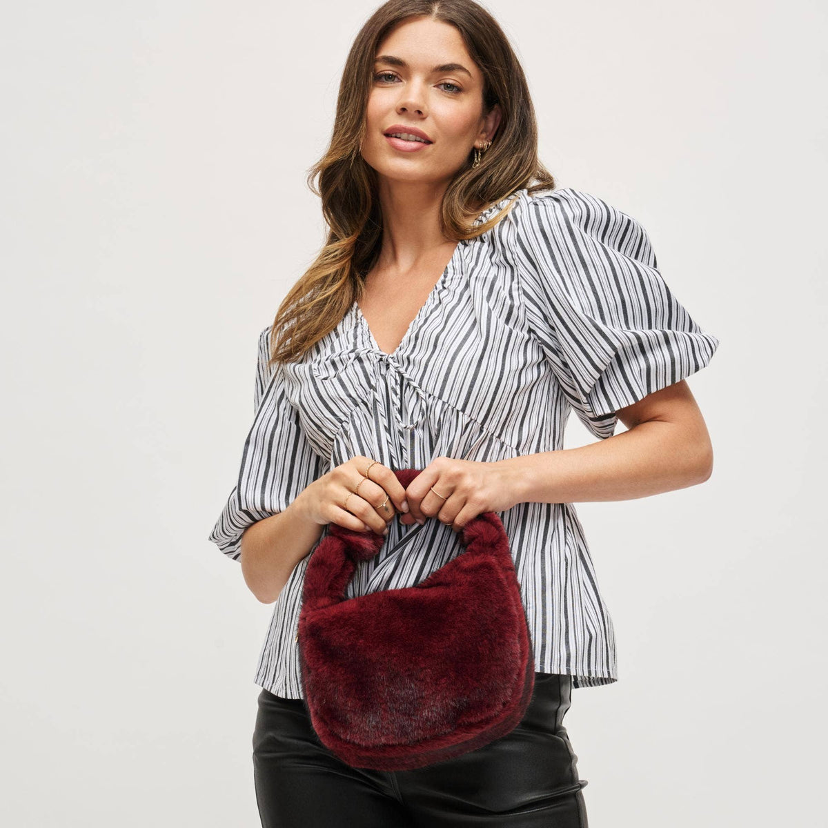 Monica Faux Fur Crossbody