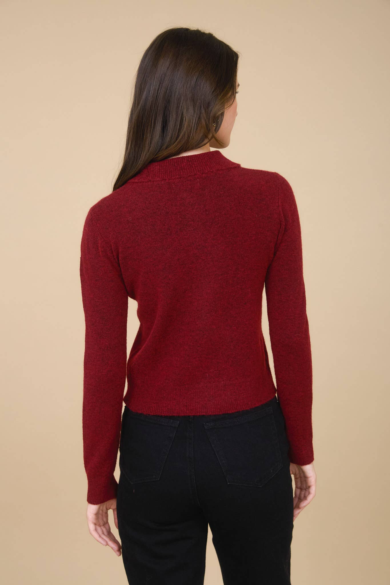 Collared Button Down Cardigan