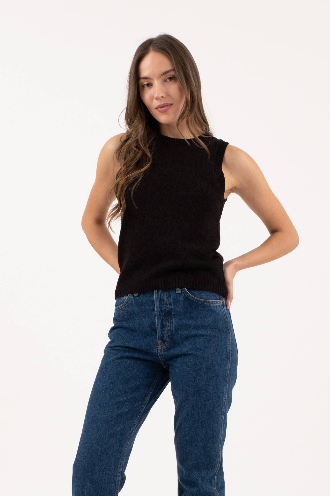 Knit Pullover Sweater Tank