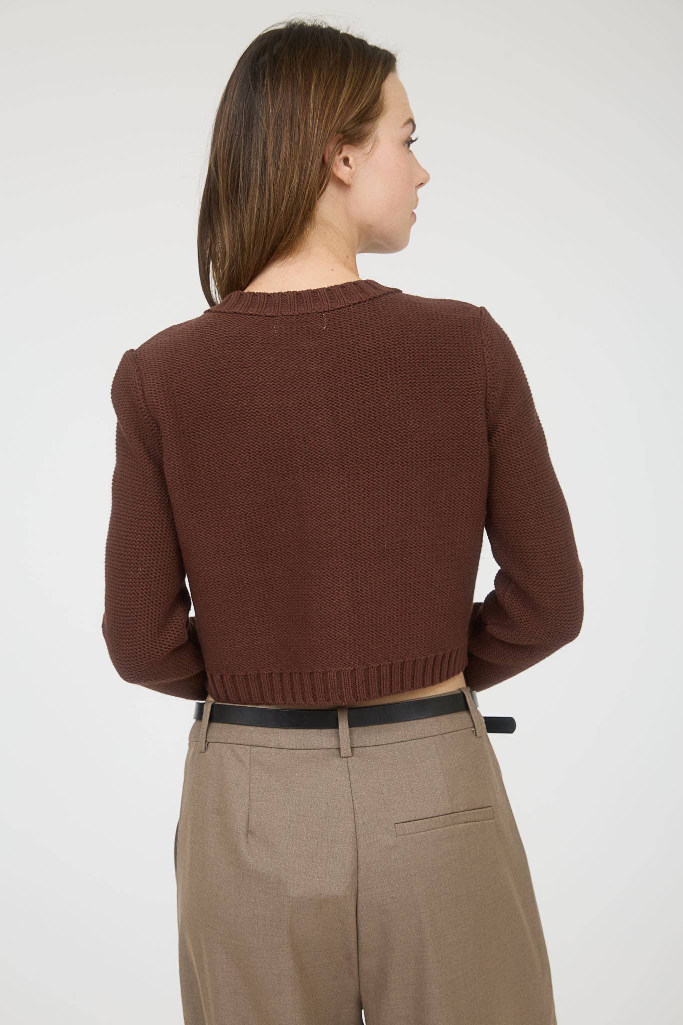 Gold Button Ribbed Cardigan