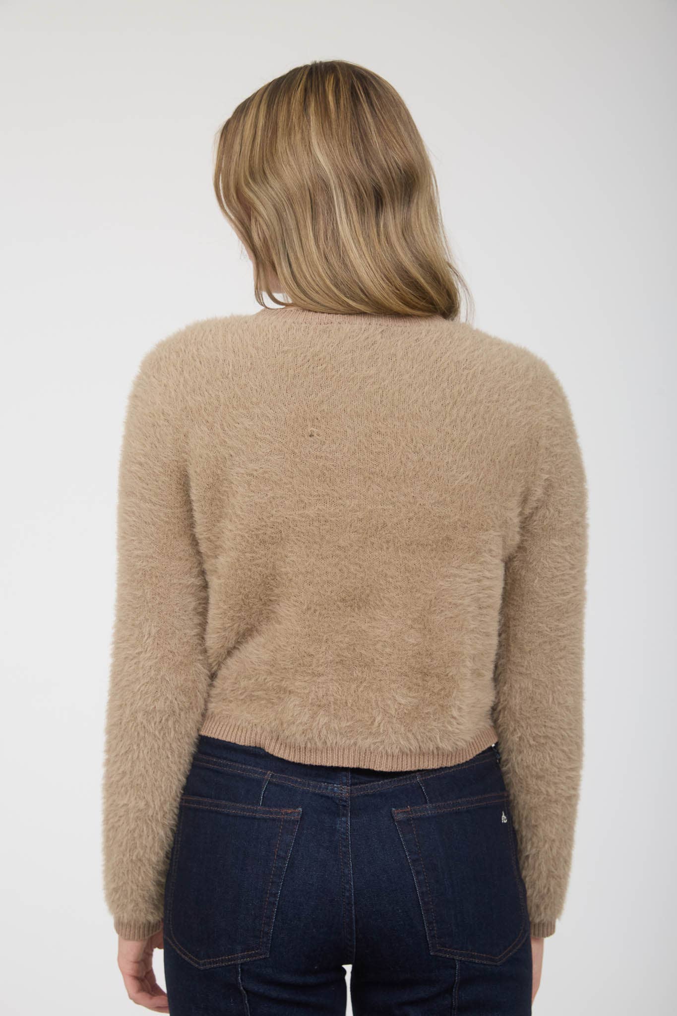 Fuzzy Knit Cardigan