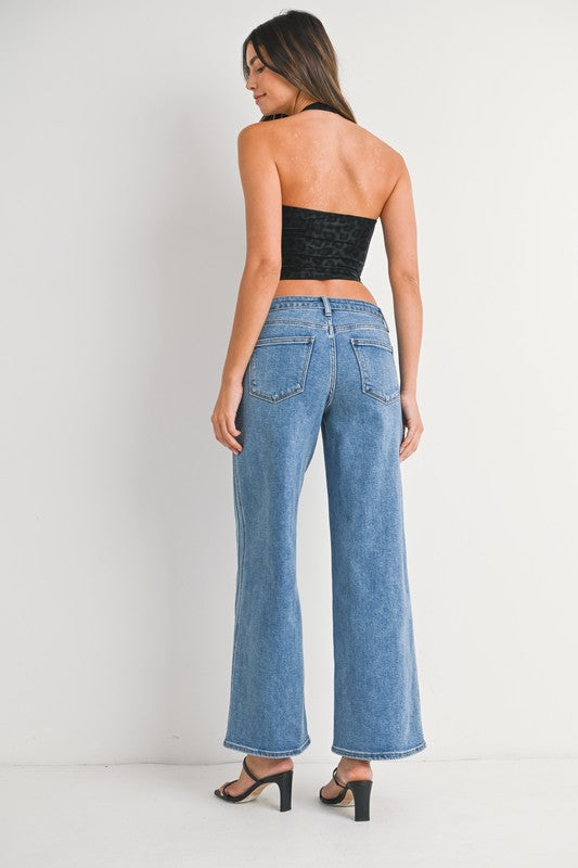 JBD Seamed Wide Leg Jean