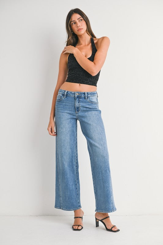 JBD Seamed Wide Leg Jean