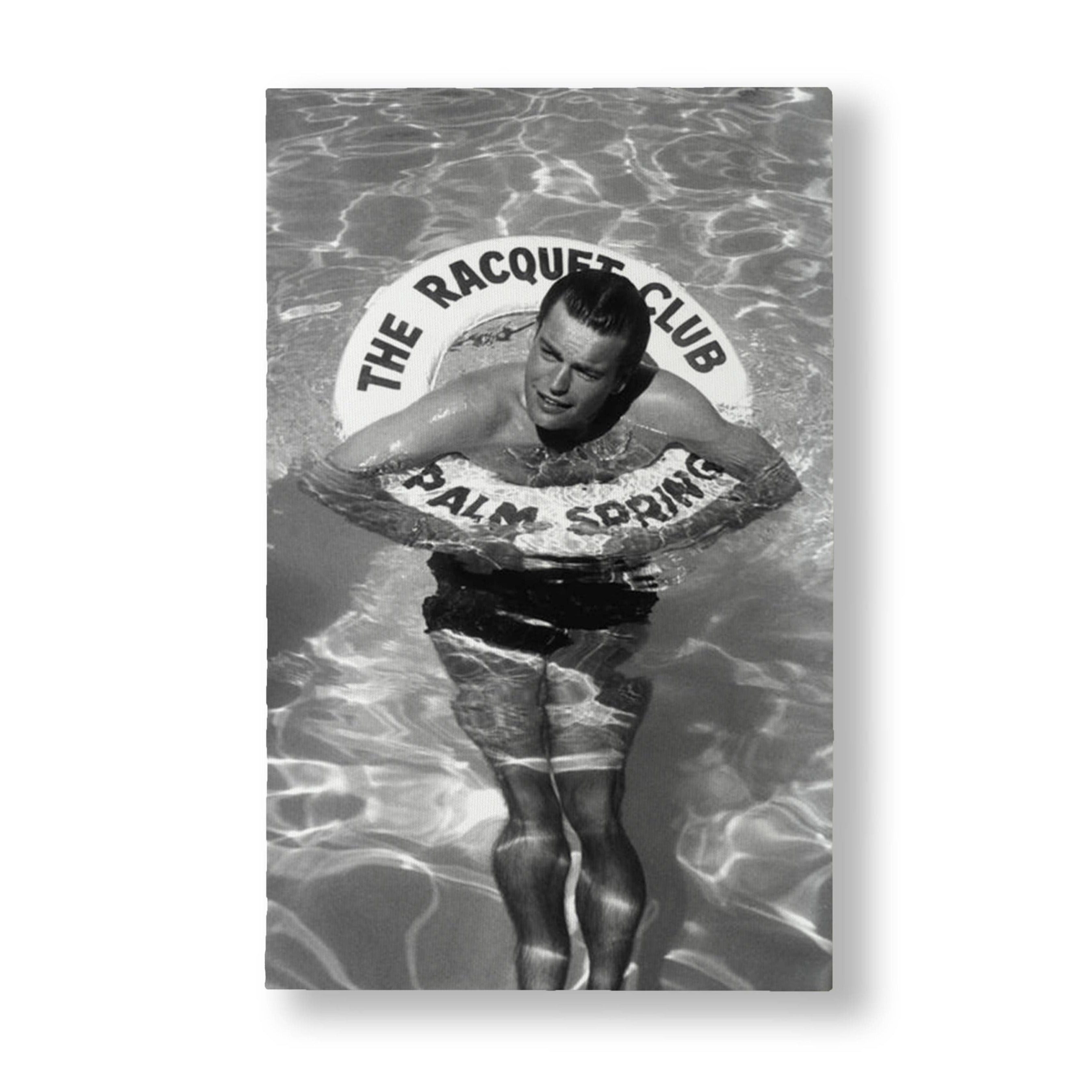 The Racquet Club Palm Springs Photo Canvas Wall Art front | MILK MONEY milkmoney.co | white elephant gift ideas, gift, mother's day gift ideas, white elephant gift, gift shops near me, cute home decor, cute wall art, dorm room art
