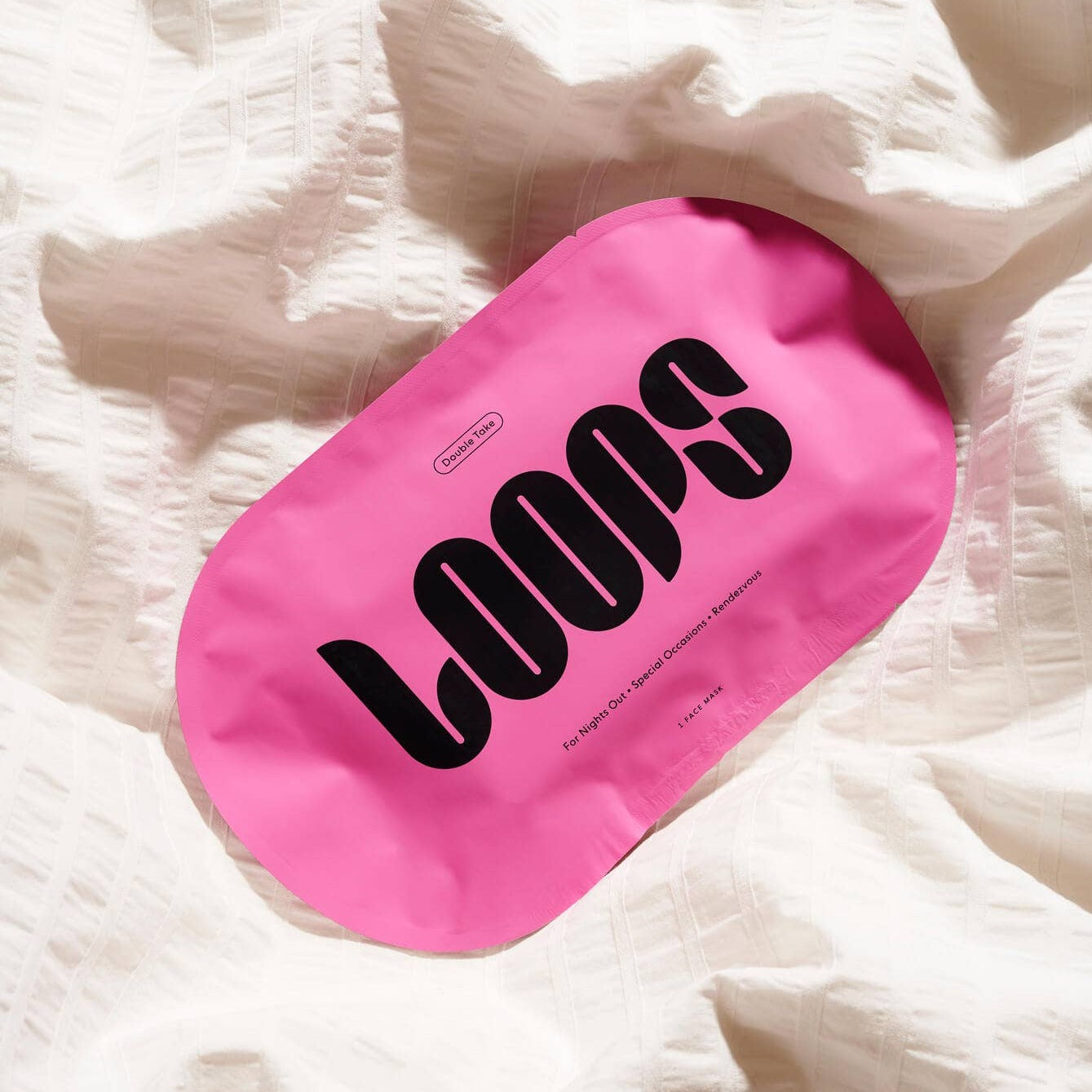 Loops Beauty Double Take Single Mask | MILK MONEY milkmoney.co | natural skin care products. organic skin care. clean beauty products. organic skin care products. natural skincare. vegan skincare. organic skincare. organic beauty products. vegan cruelty free skincare. vegan skincare products