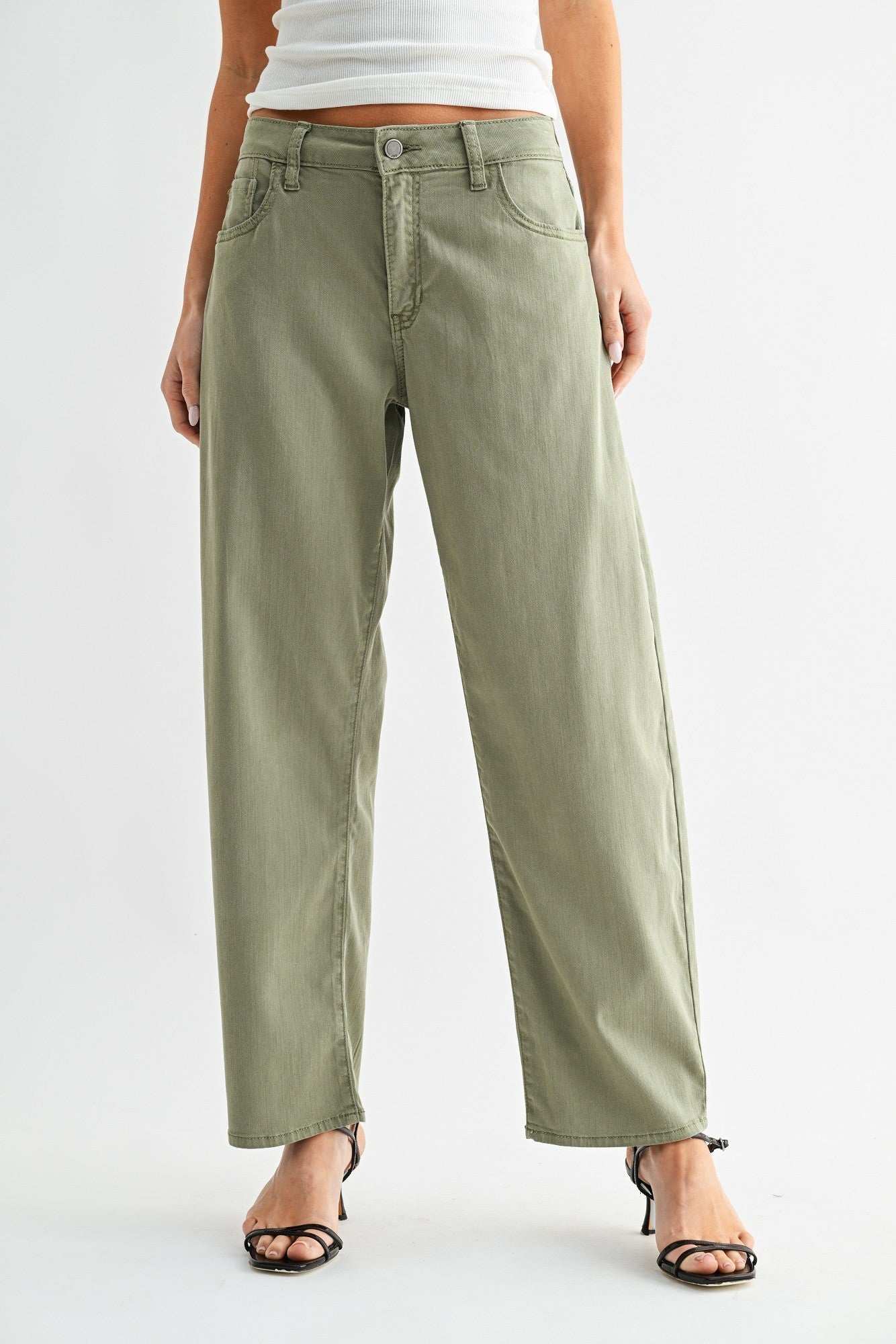 JBD Stretch Twill Comfort Barrel Jean