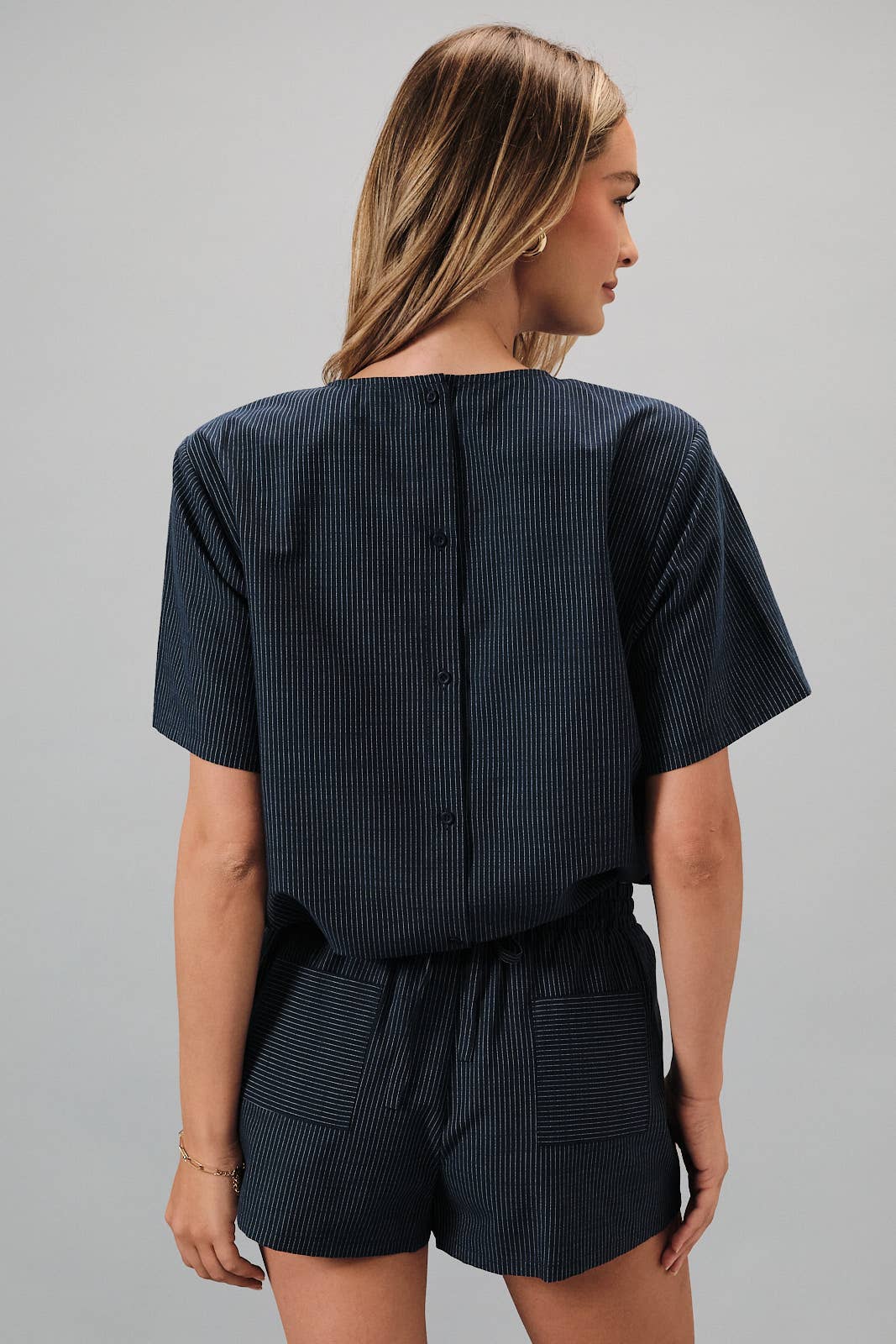 Striped Round Neck Top