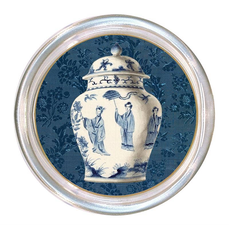 Ginger Jar Glass Coaster Dish