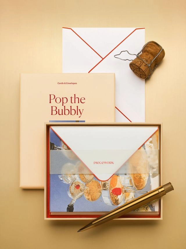 Pop the Bubbly Stationery Set