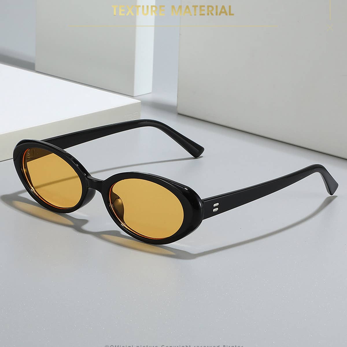 Retro Slim Oval Fashion Sunglasses