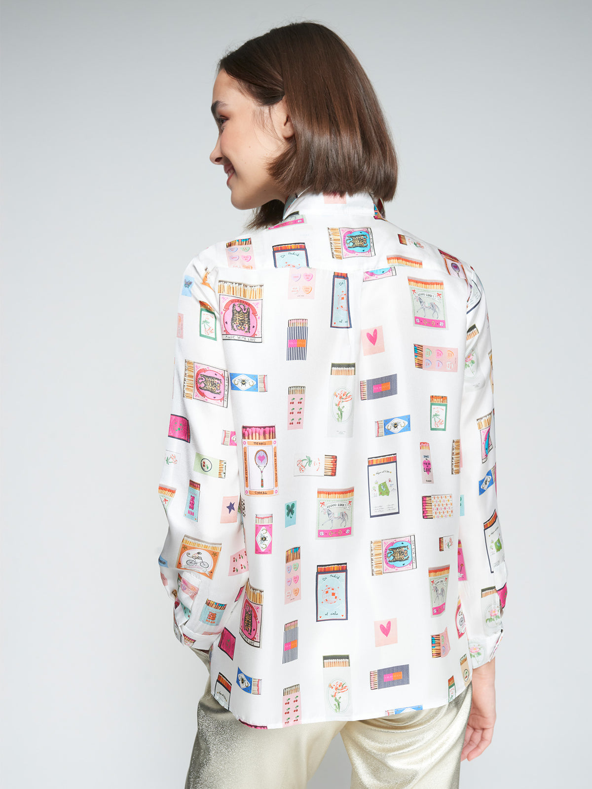 Vilagallo Matchbox Blouse