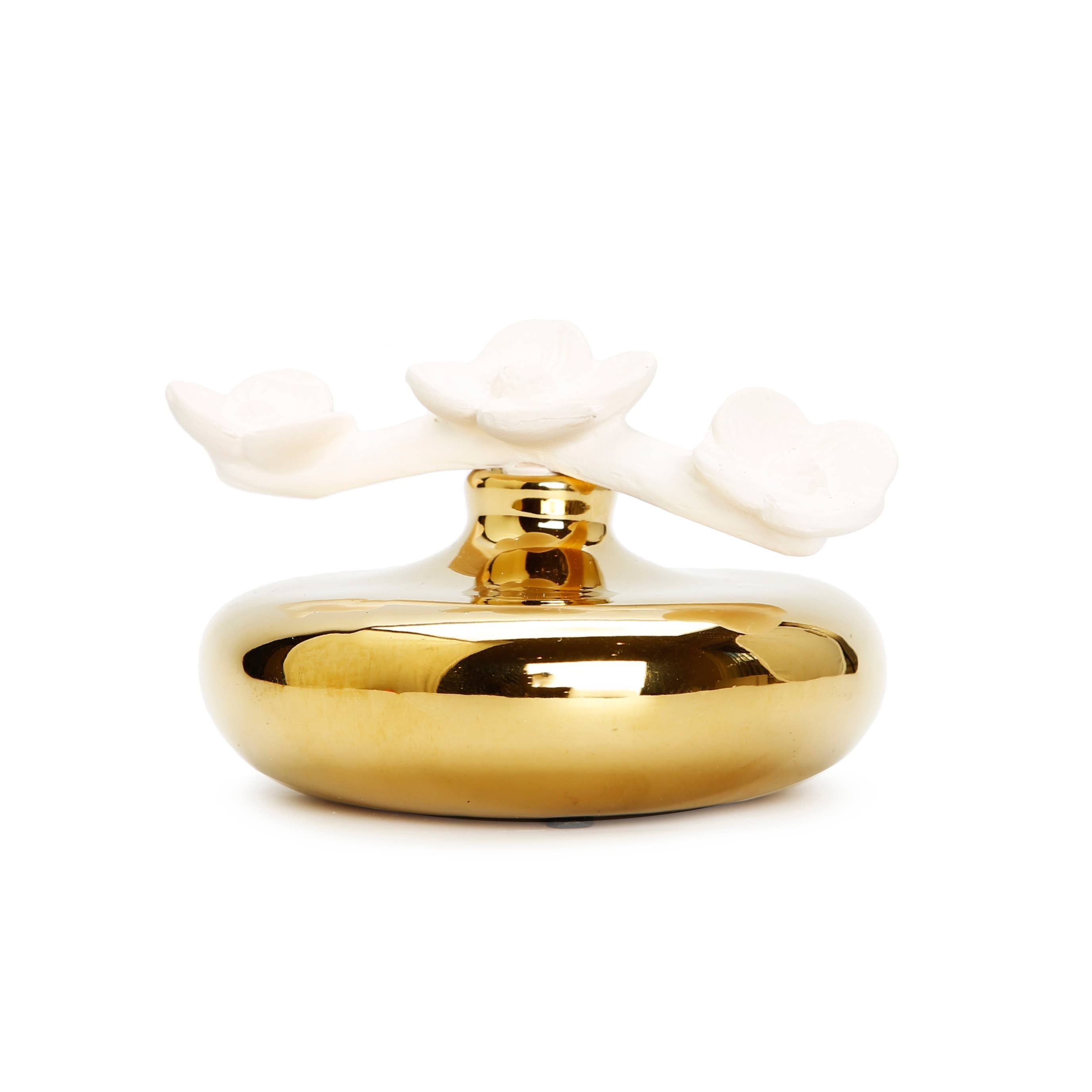 Iris & Rose Circular Porcelain Flower Diffuser