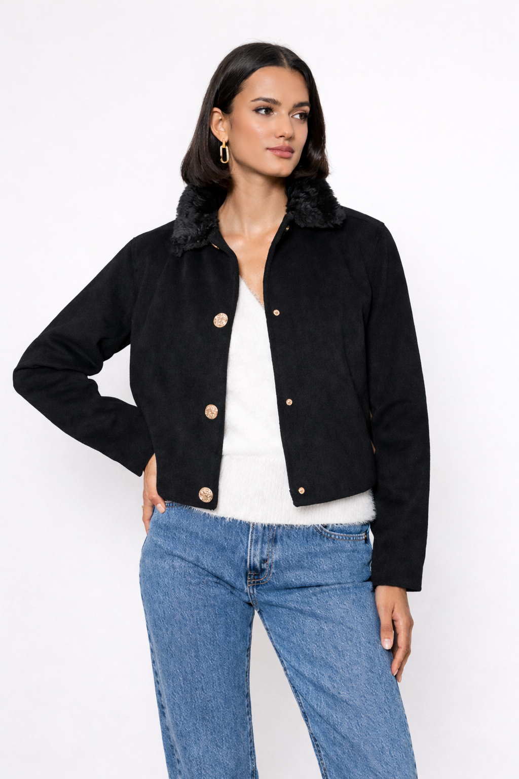 Lily Fur Collar Jacket