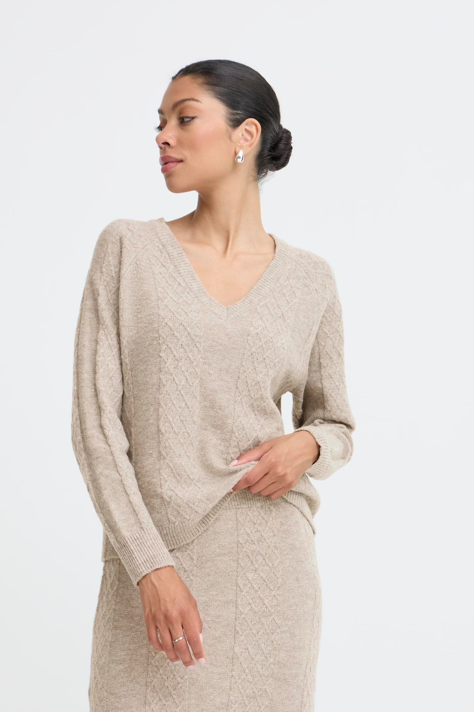 b. young Bynikolina V-Neck Jumper