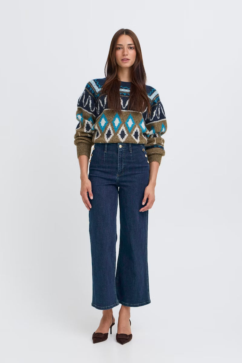 b. young Bykomma Button Jeans