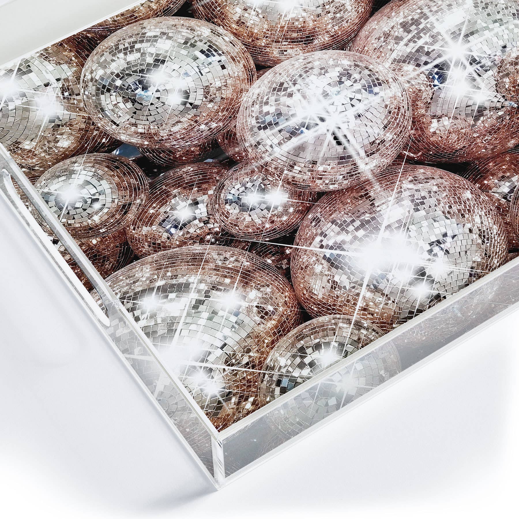 Disco Balls Acrylic Tray