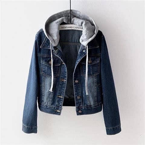 Hooded Denim Jacket