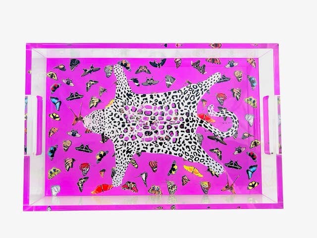 Vanity Tray: Pink Tiger