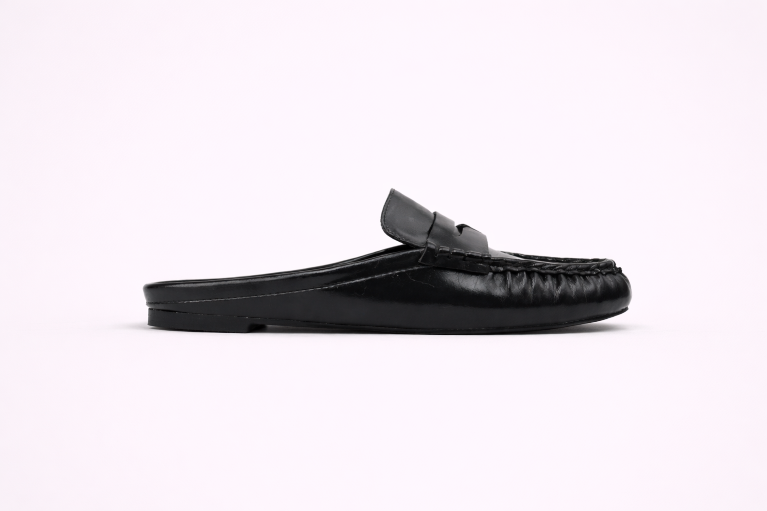 Slip On Loafer Mules