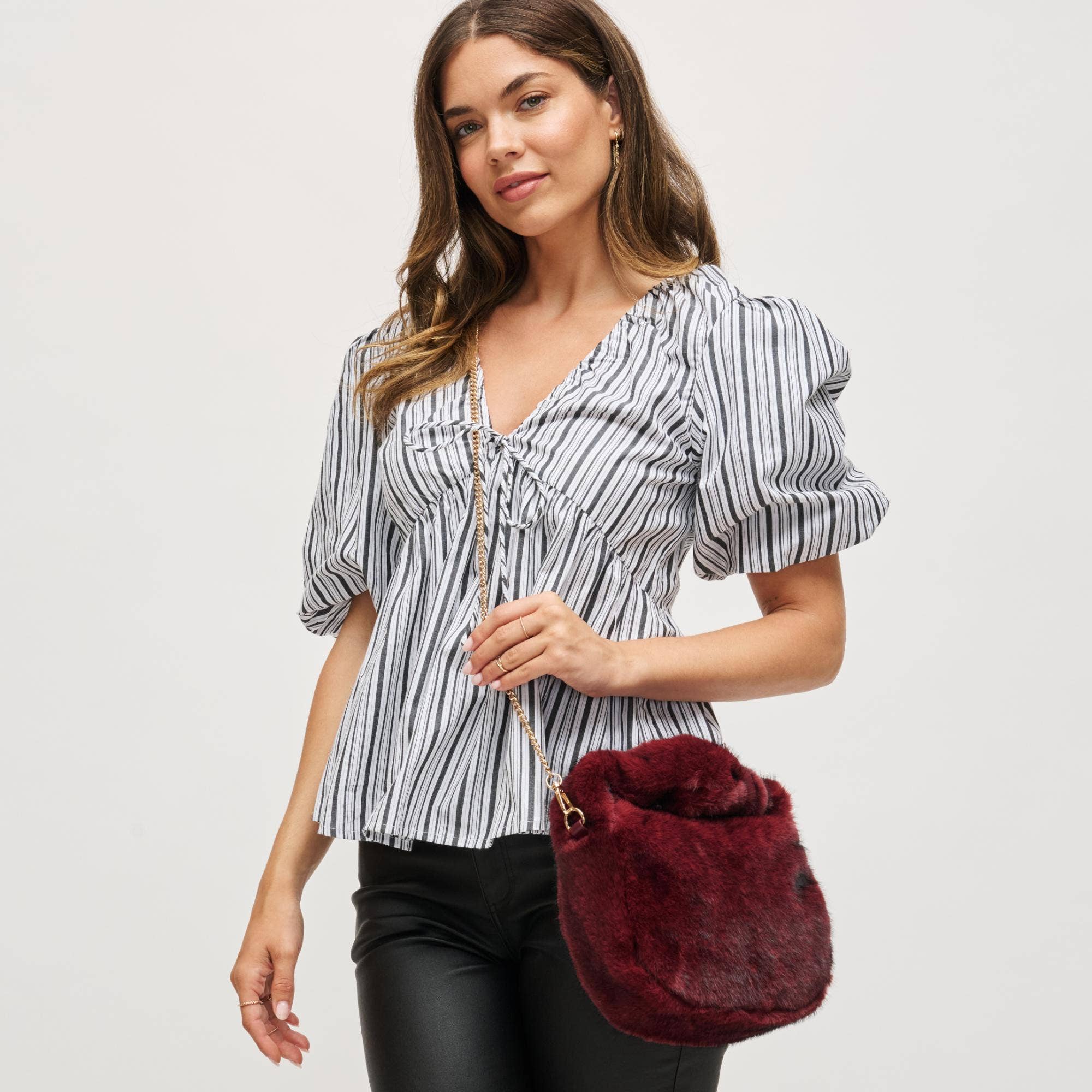 Monica Faux Fur Crossbody