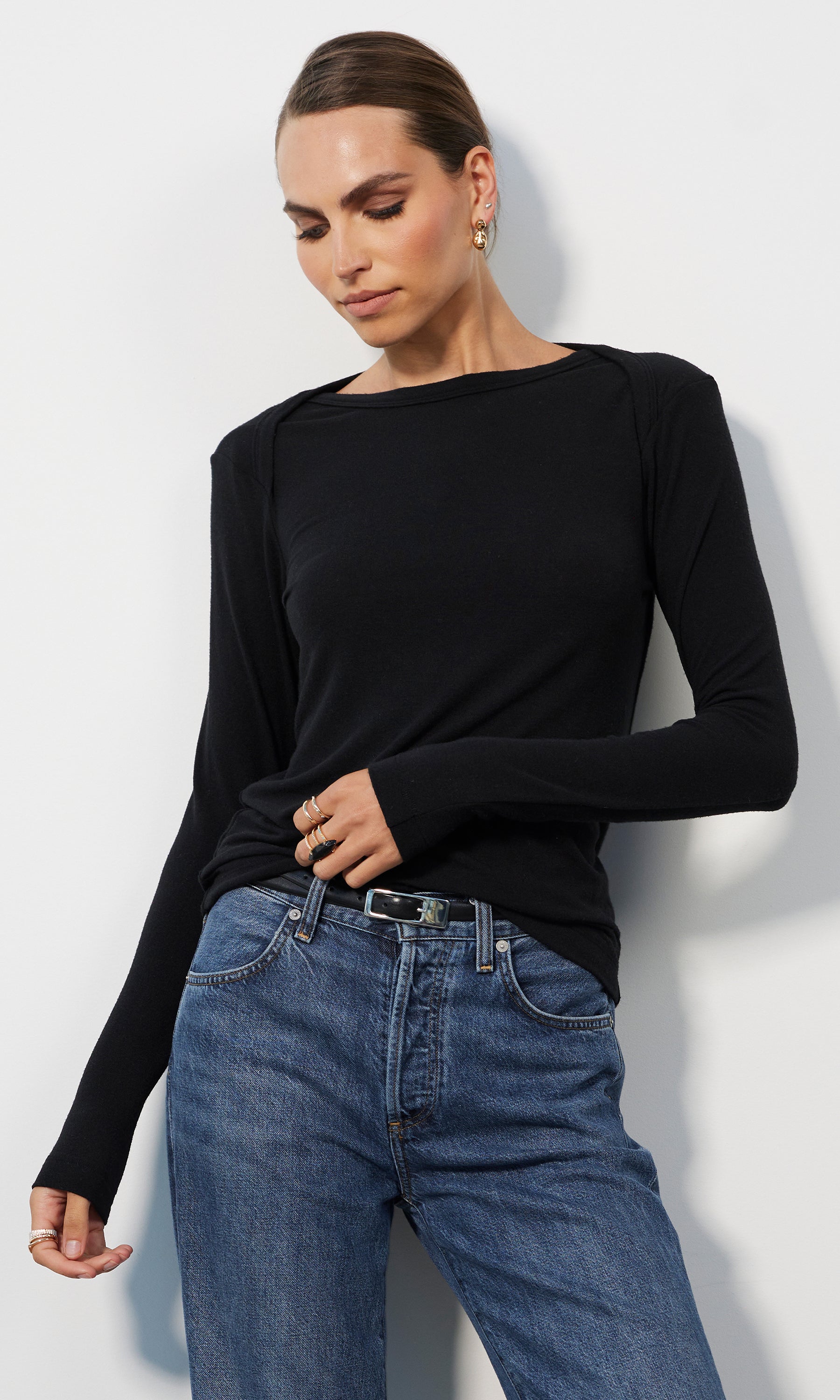 Bobi Boatneck Longsleeve