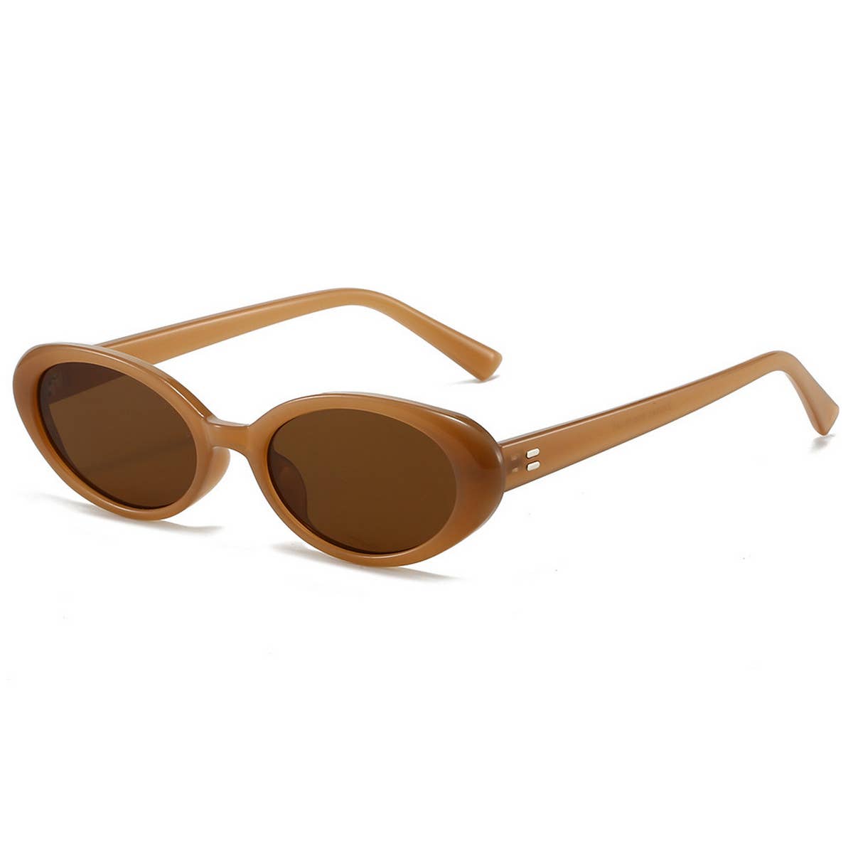 Retro Slim Oval Fashion Sunglasses