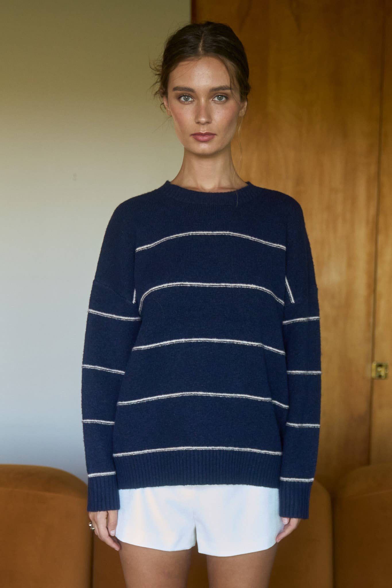 Cozy Striped Oversize Sweater