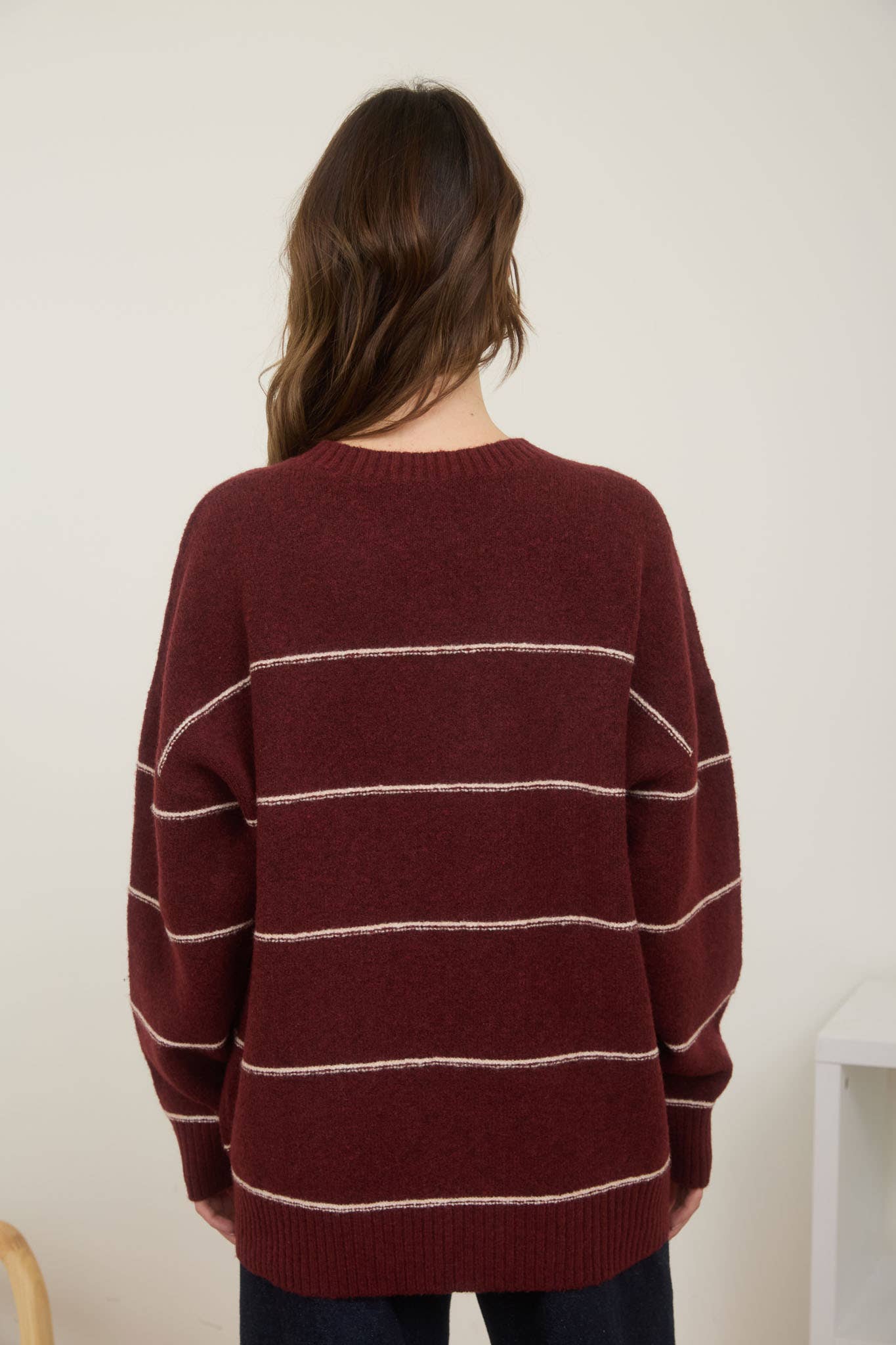 Cozy Striped Oversize Sweater
