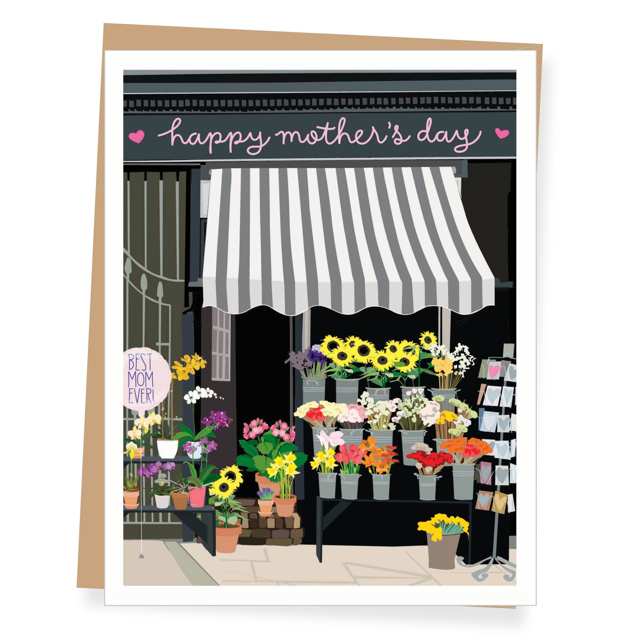 Flower Shop Mother's Day Card