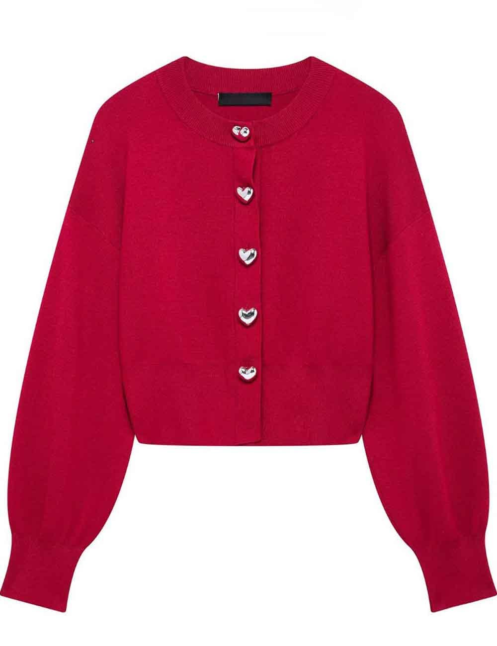Heart Button Cardigan