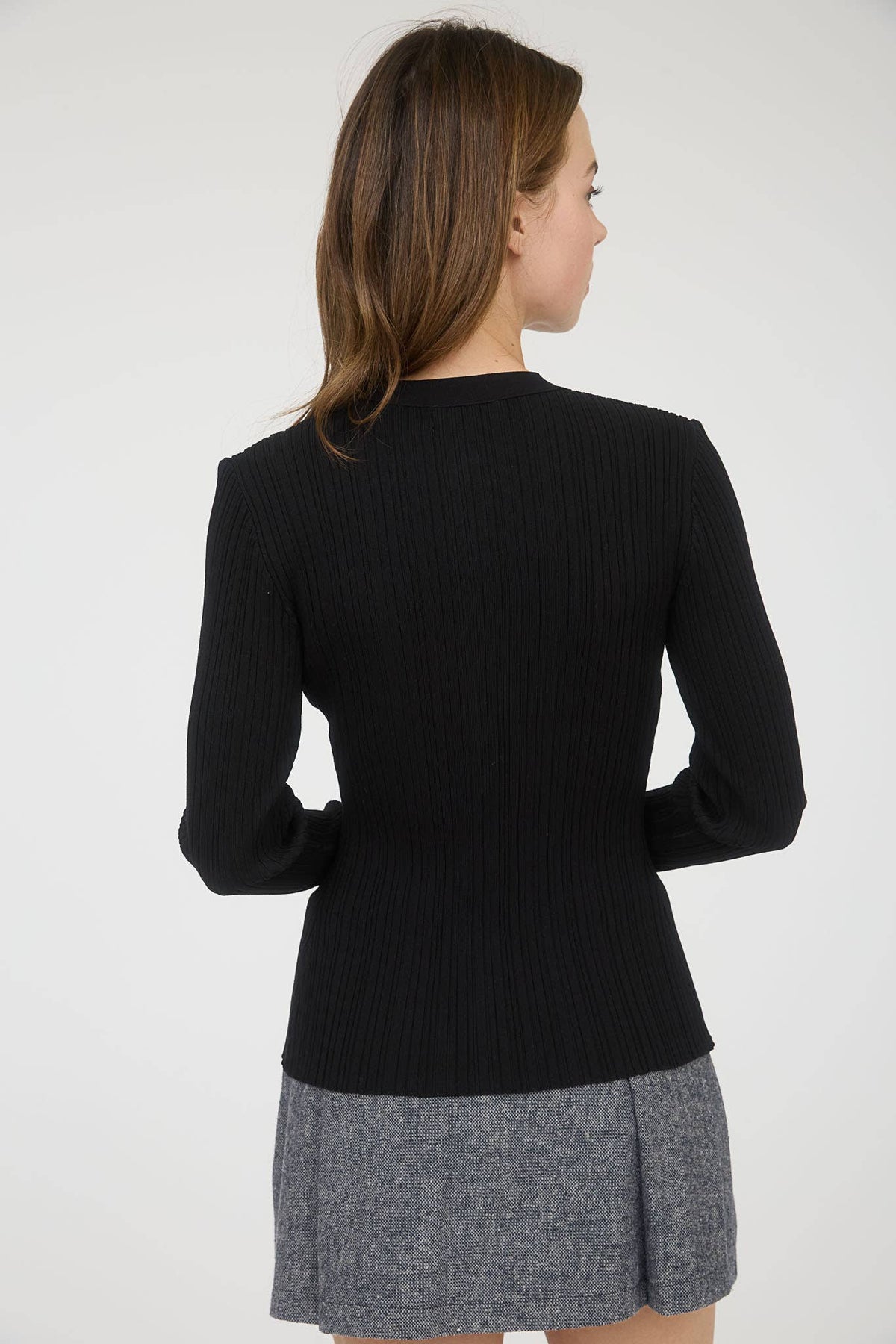 Split Hem Cardigan