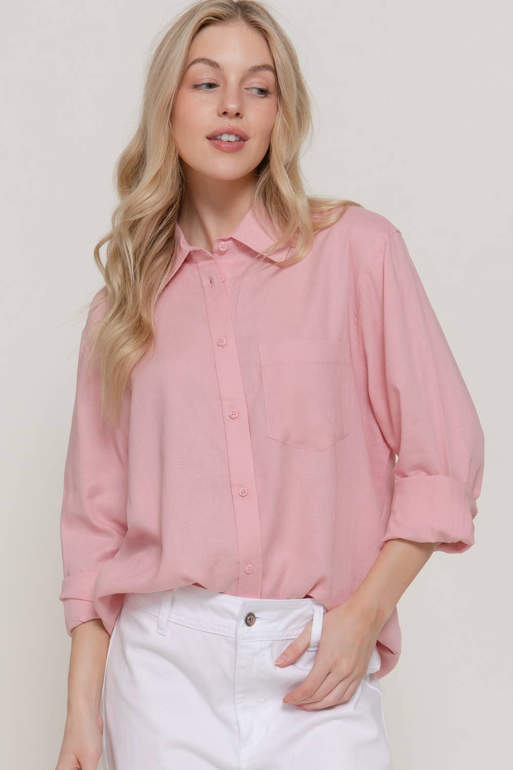 Long Sleeve Linen Shirt