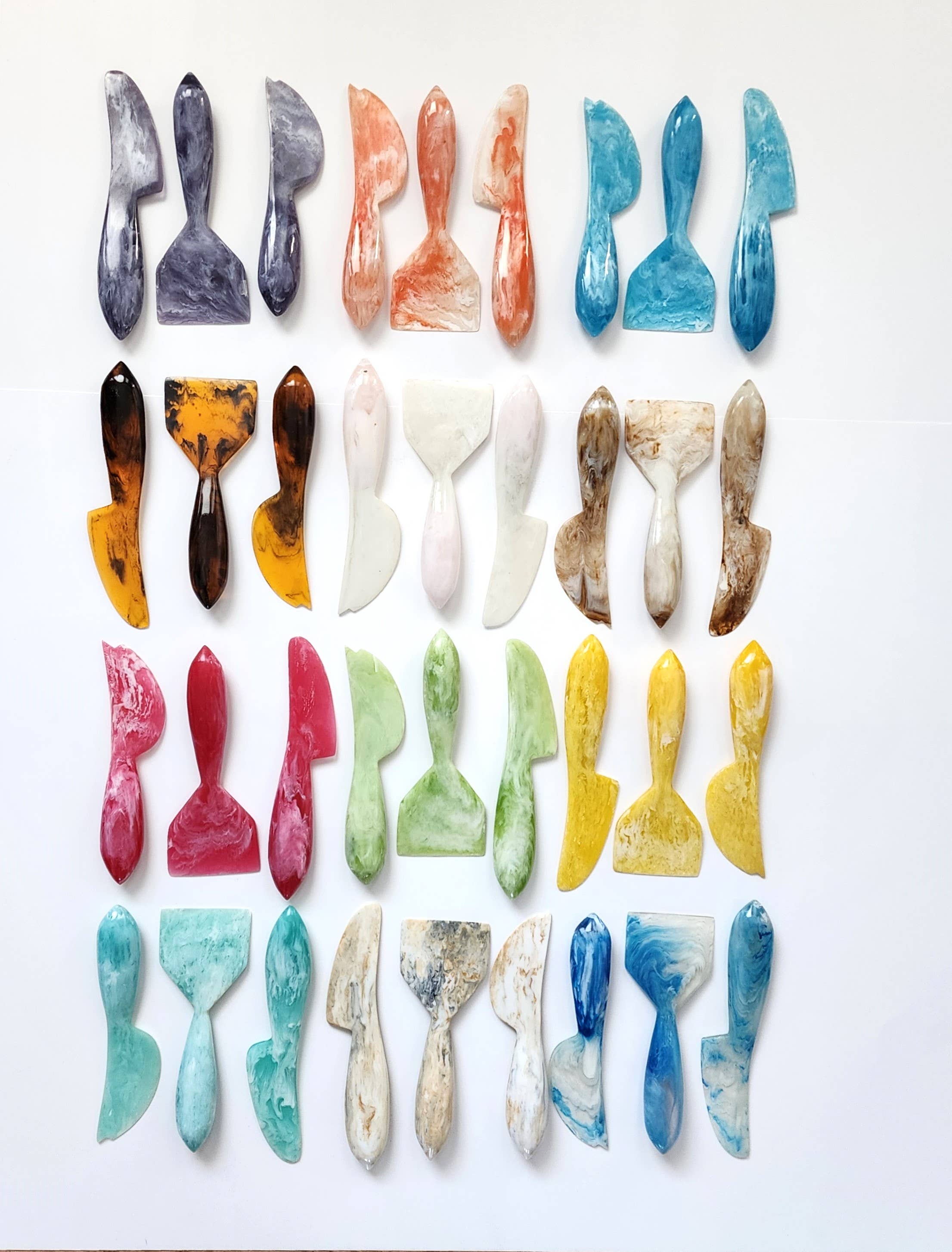 3-Piece Resin Cheese Knives Set | MILK MONEY milkmoney.co | white elephant gift ideas, gift, mother's day gift ideas, white elephant gift, gift shops near me