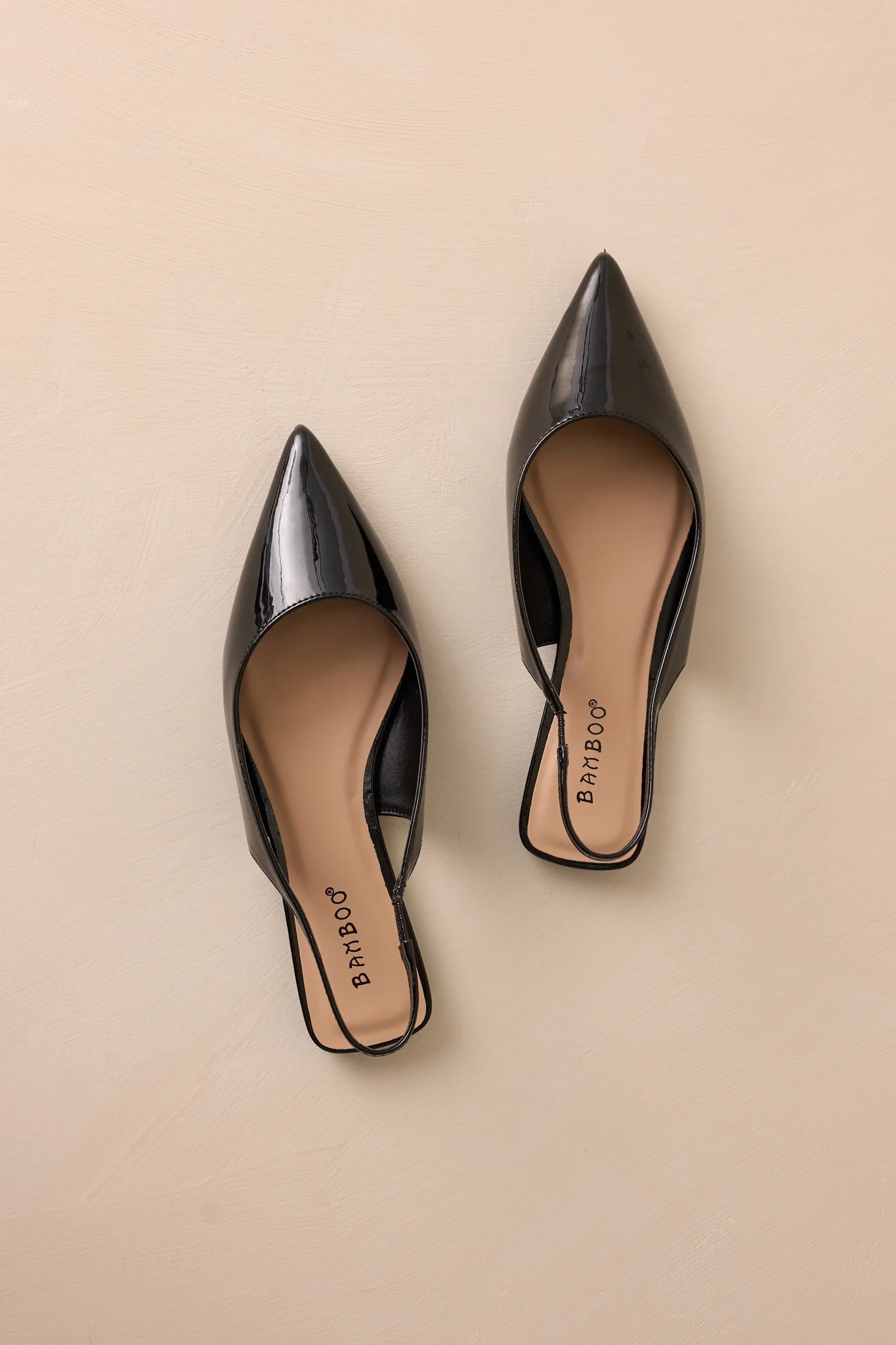 Pointed Toe Slingback Flats