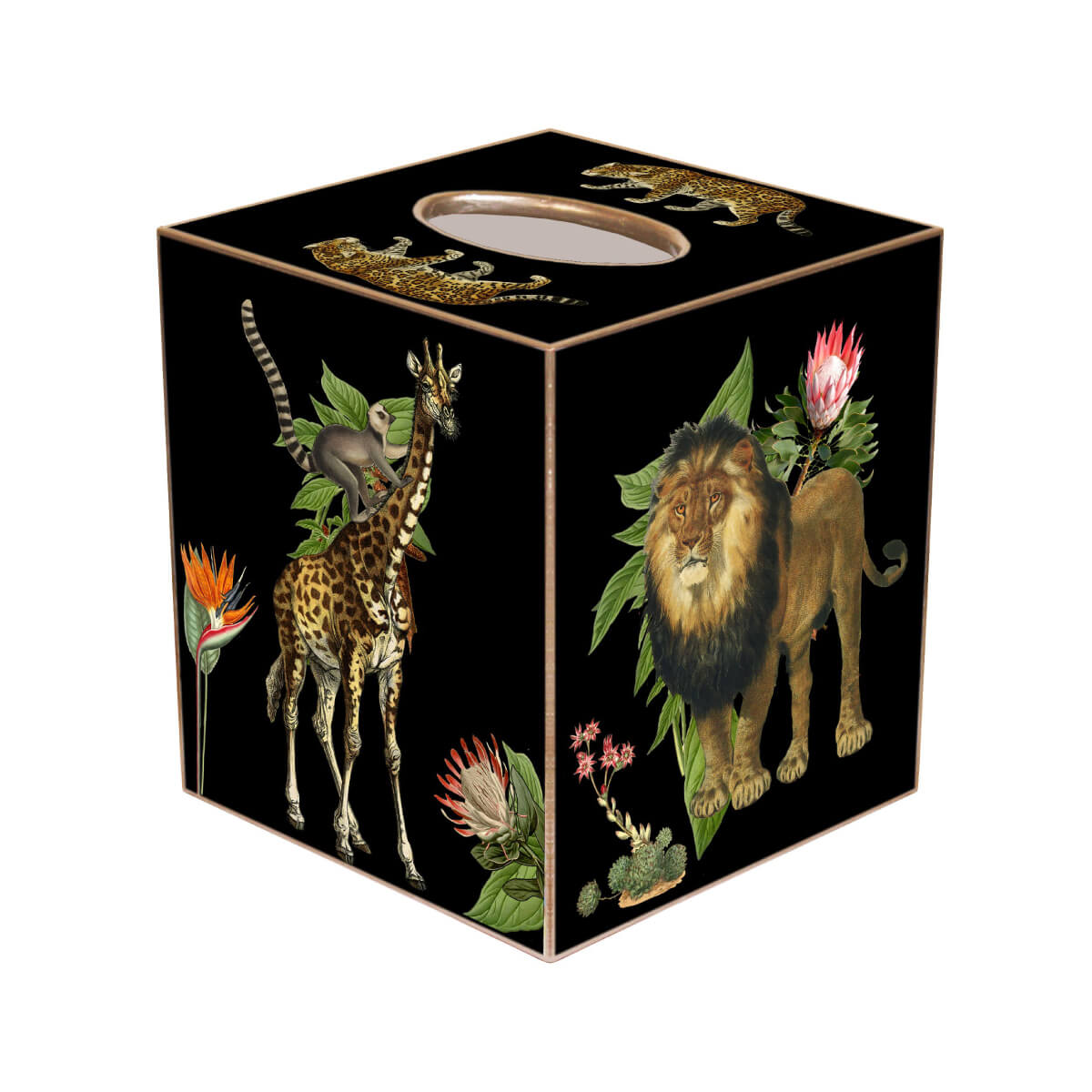 African Obsession Black Paper Mache Tissue Box Cover front | MILK MONEY milkmoney.co | Home decor online, Modern home decor, Luxury home furnishings, Best home decor, Home accessories for sale, Living room furniture sets, Kitchen decor ideas, Wall art for home, Bathroom accessories, Vintage home decor, Minimalist home decor
