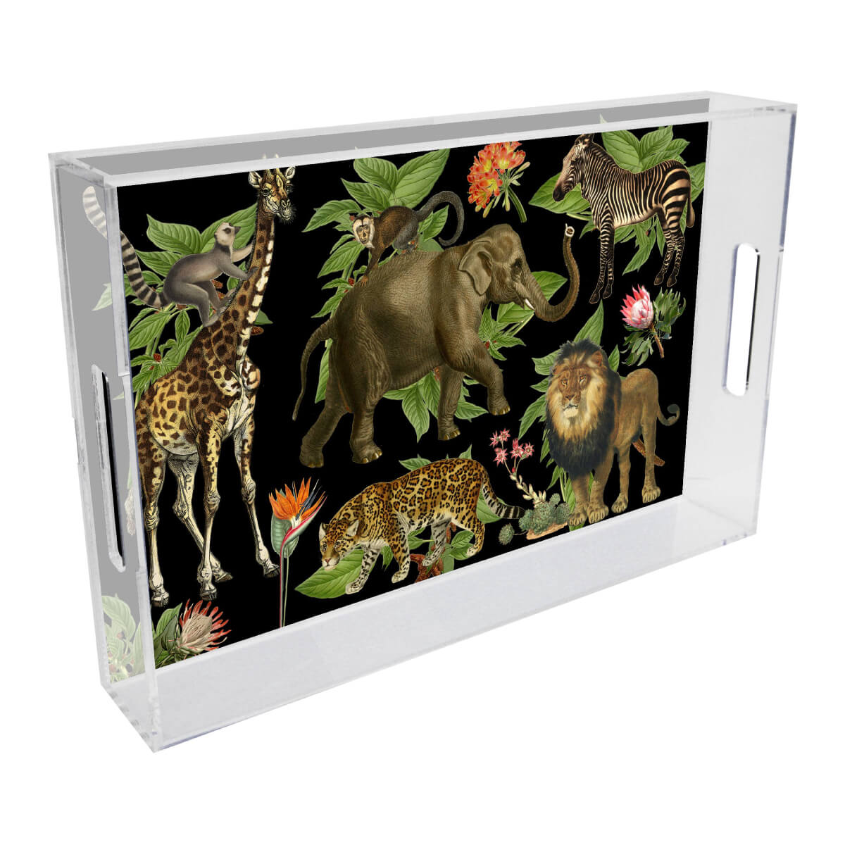 African Obsession Motif Lucite Serving Tray black | MILK MONEY milkmoney.co | Home decor online, Modern home decor, Luxury home furnishings, Best home decor, Home accessories for sale, Living room furniture sets, Kitchen decor ideas, Wall art for home, Bathroom accessories, Vintage home decor, Minimalist home decor