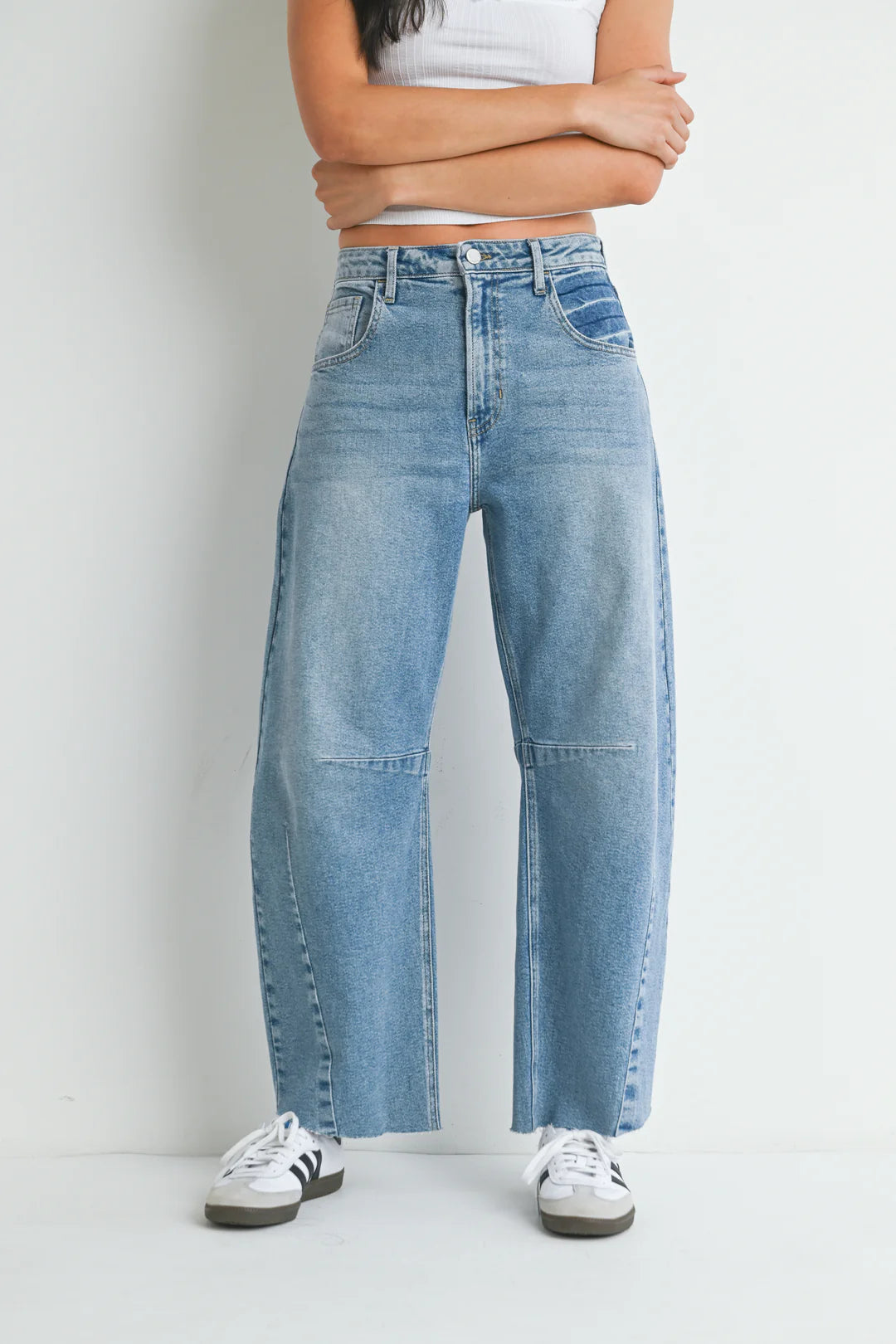 JBD Seamed Barrel Jean