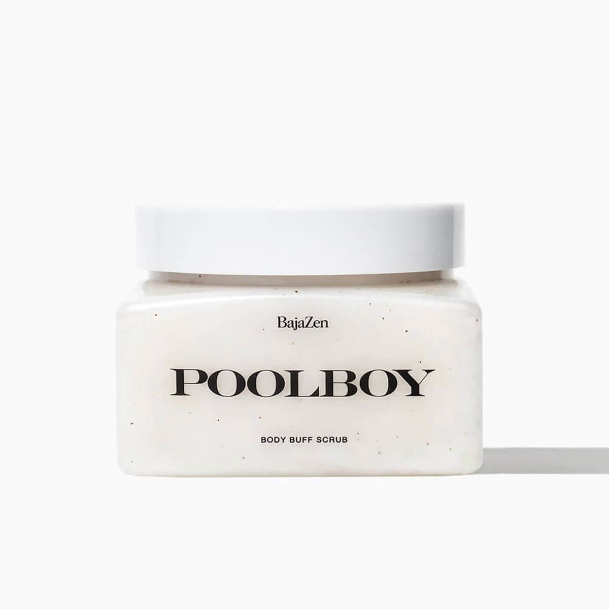 Baja Zen Poolboy Body Buff Scrub front | MILK MONEY milkmoney.co | natural skin care products. organic skin care. clean beauty products. organic skin care products. natural skincare. vegan skincare. organic skincare. organic beauty products. vegan cruelty free skincare. vegan skincare products