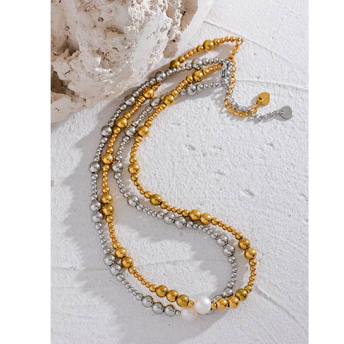 Beaded Pearl Charm Necklace gold | MILK MONEY milkmoney.co | cute necklaces. pretty necklaces. trendy necklaces.
cute simple necklaces. cute gold necklace. cute cheap necklaces. cute necklaces for women. trendy layered necklaces. casual necklace. cute trendy necklaces