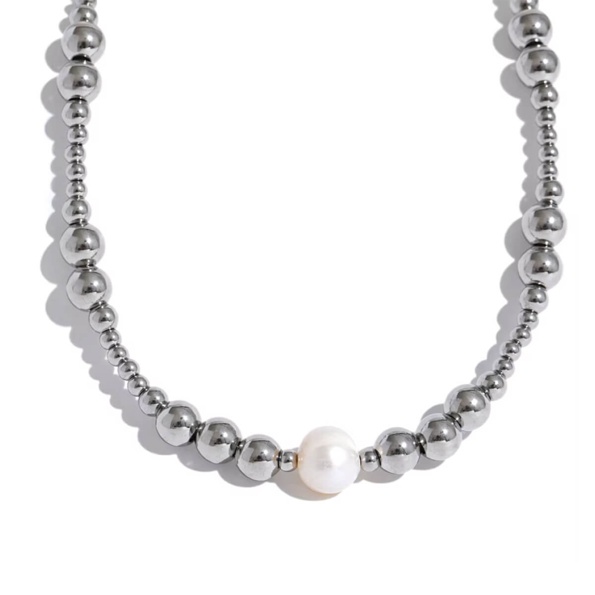 Beaded Pearl Charm Necklace silver | MILK MONEY milkmoney.co | cute necklaces. pretty necklaces. trendy necklaces.
cute simple necklaces. cute gold necklace. cute cheap necklaces. cute necklaces for women. trendy layered necklaces. casual necklace. cute trendy necklaces