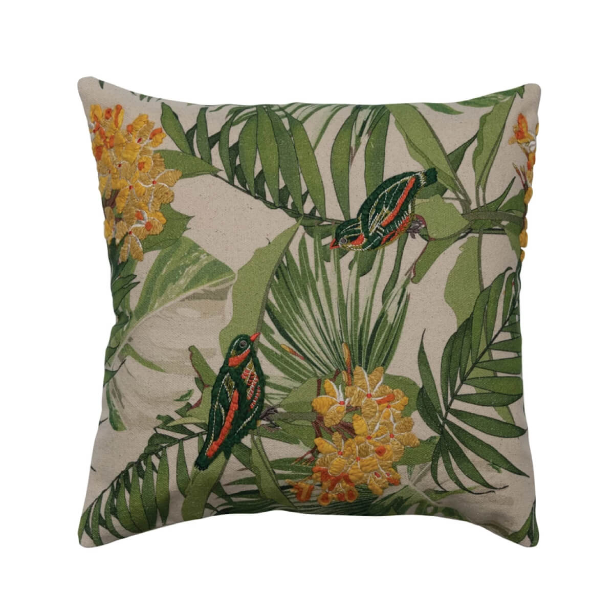 Birds & Floralsery Cotton Printed Pillow green front | MILK MONEY milkmoney.co | Home decor online, Modern home decor, Luxury home furnishings, Best home decor, Home accessories for sale, Living room furniture sets, Kitchen decor ideas, Wall art for home, Bathroom accessories, Vintage home decor, Minimalist home decor