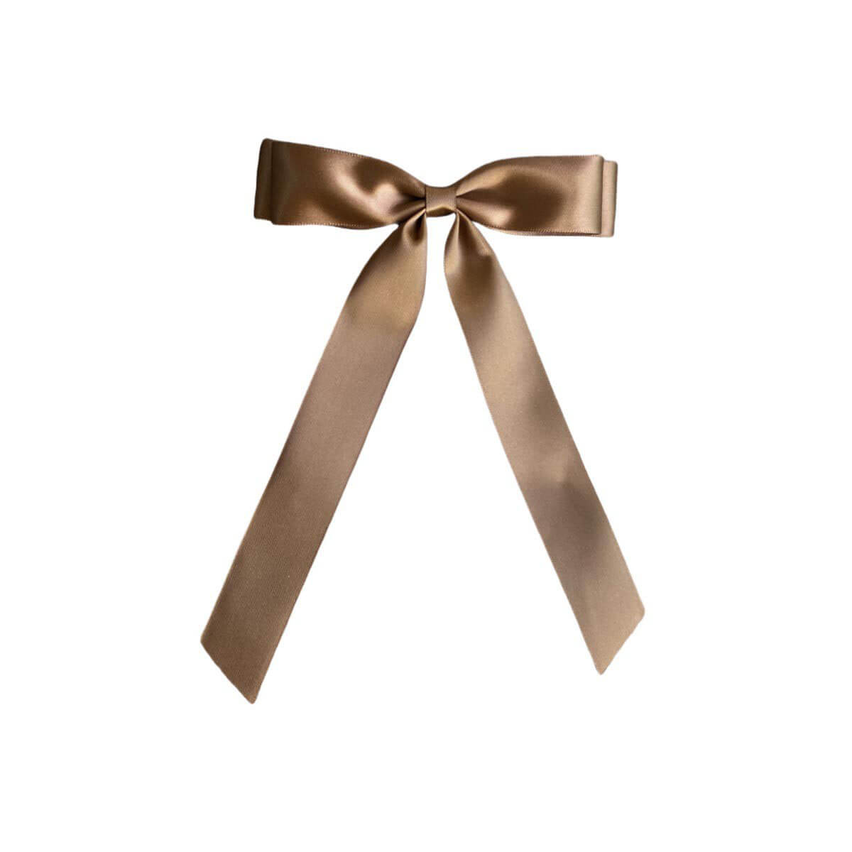 Bow Tie Hair Clip brown front | MILK MONEY milkmoney.co | women's accessories. cute accessories. trendy accessories. cute accessories for girls. ladies accessories. women's fashion accessories.