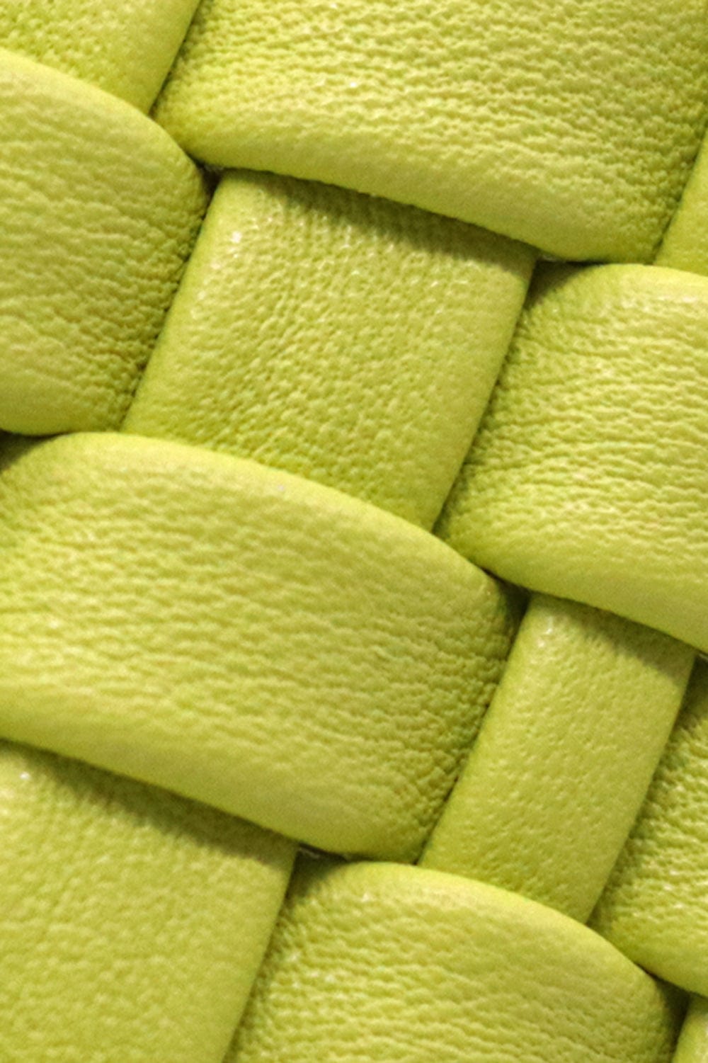 Braided Faux Leather Mini Tote Bag lime detail | MILK MONEY milkmoney.co | women's accessories. cute accessories. trendy accessories. cute accessories for girls. ladies accessories. women's fashion accessories.