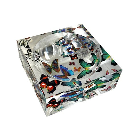 Butterfly Acrylic Ash Tray Bowl