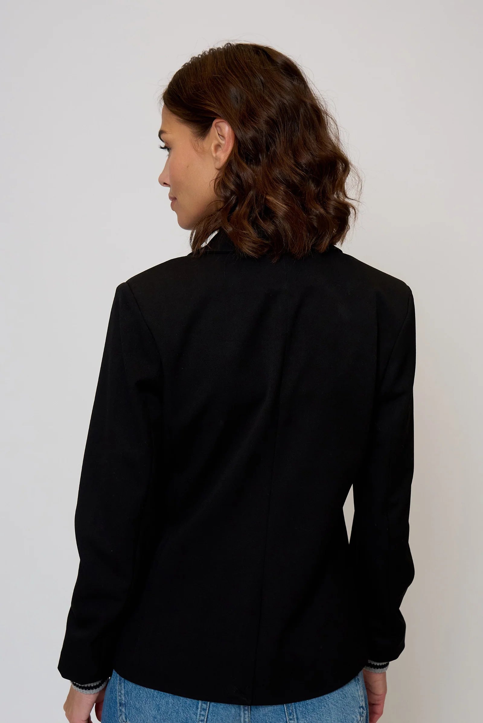 Maribel Ponte Blazer With Dickey