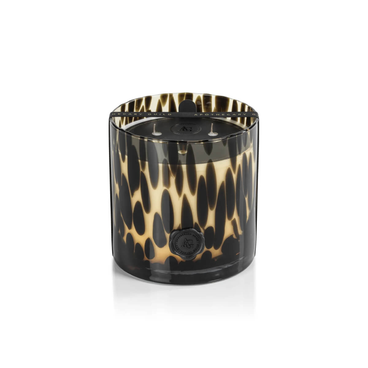 Cedar Leaf & Hinoki Cypress Opal Glass 3 Wick Candle front | MILK MONEY milkmoney.co | soy wax candles, small candles. natural candles, organic candles, scented soy candles, concrete candle, hand poured candles, hand poured soy candles, cement candle, hand poured soy wax candles, scented hand poured candles, hand poured scented candles